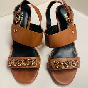 Coach brown sandals